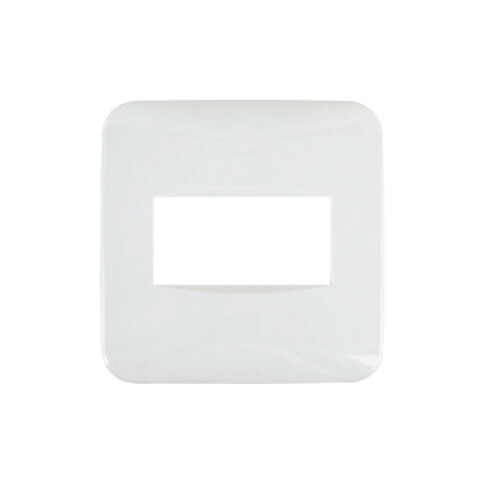 Plaqueta p/1 módulo, blanco - Mini Reggio M46902