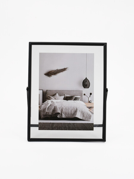 PORTARRETRATO METAL NEGRO