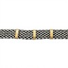 Pulsera Ancha-Plata y Oro-Sin piedra-PU5027 sinpiedra