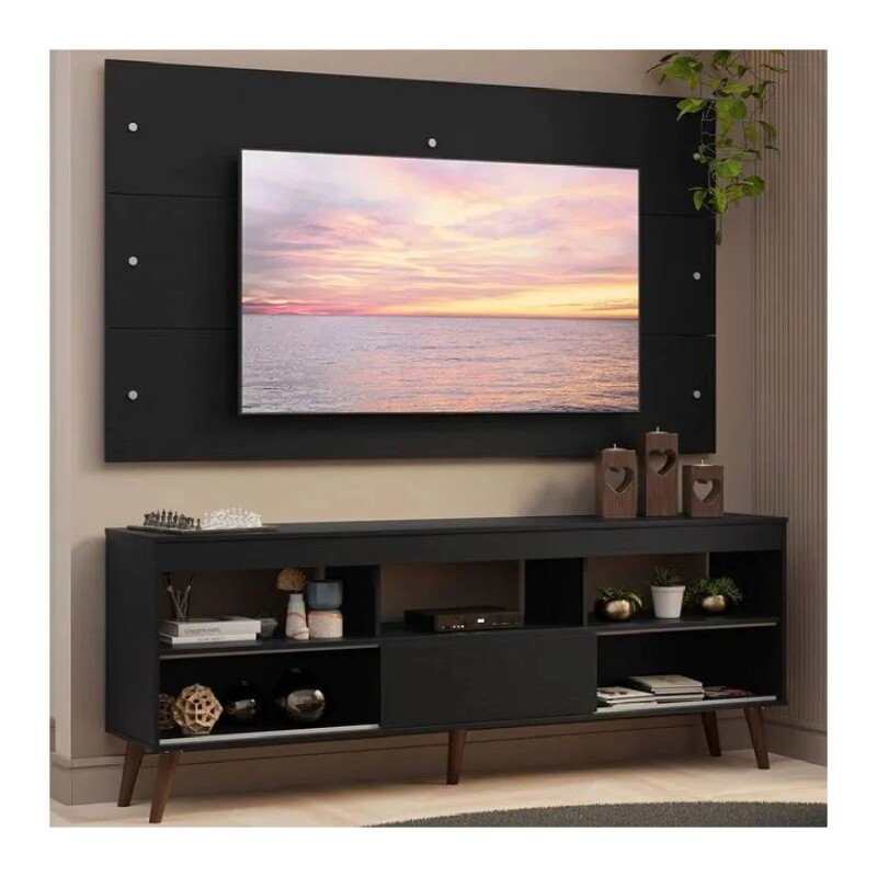 Rack con Panel para TV + TV Asano 43" Smart FHD Rack con Panel para TV + TV Asano 43" Smart FHD