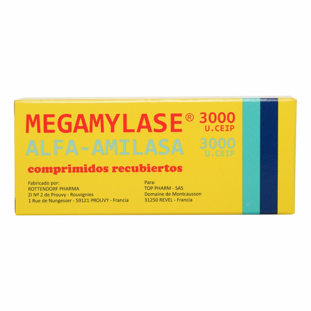 MEGAMYLASE CJ X 12 COMPRIMIDOS única