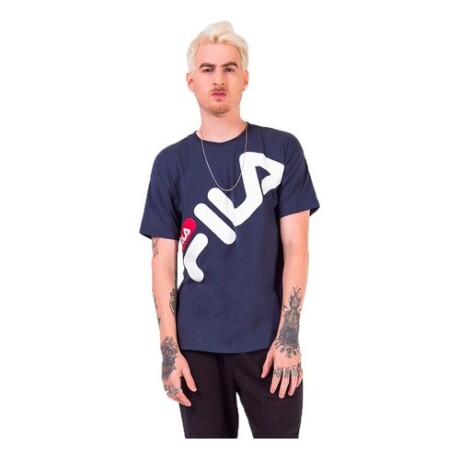 Remera para Hombre Fila Big Letter Azul Remera para Hombre Fila Big Letter Azul