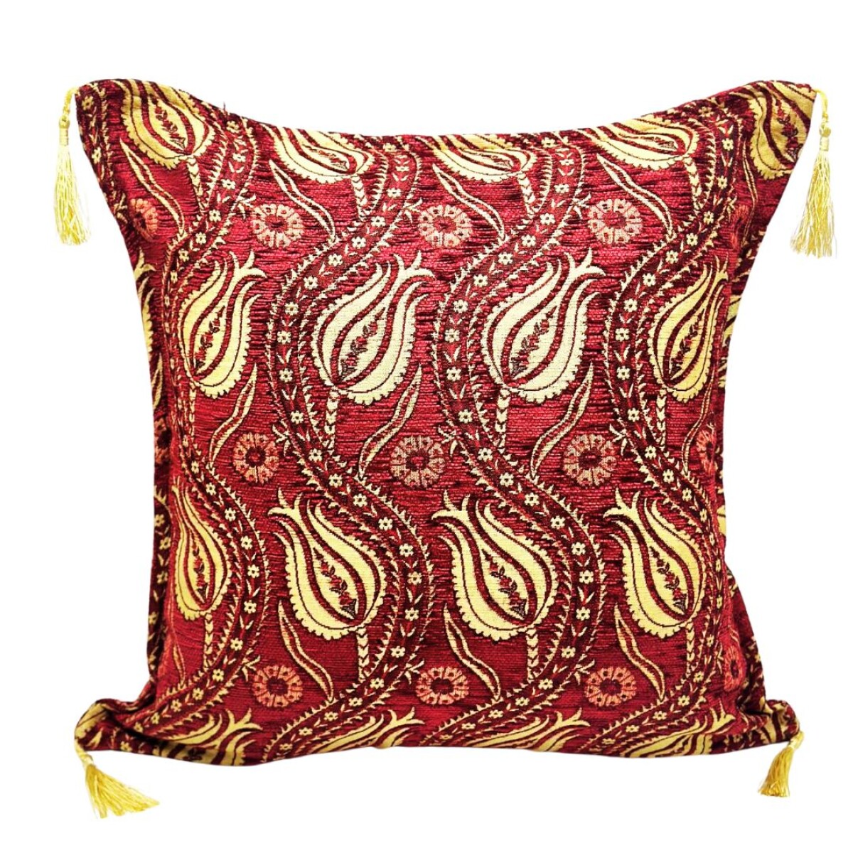 Funda almohadón Tulipanes - Rojo 