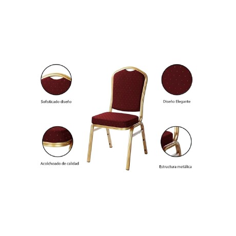 Silla Hotel Milton Rojo