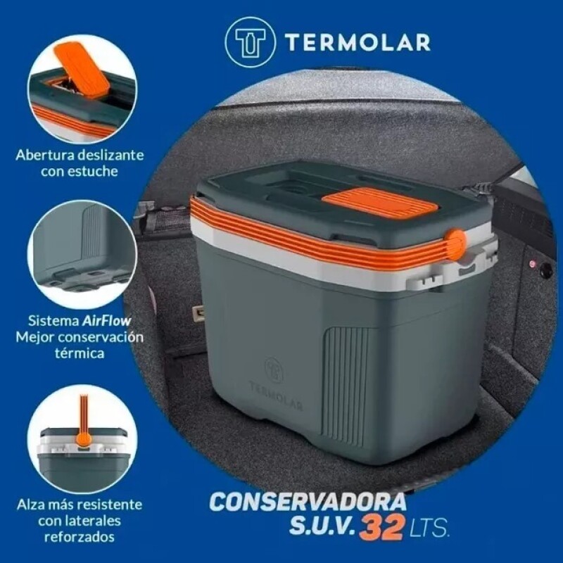 Conservadora Termolar 32 lts Gris