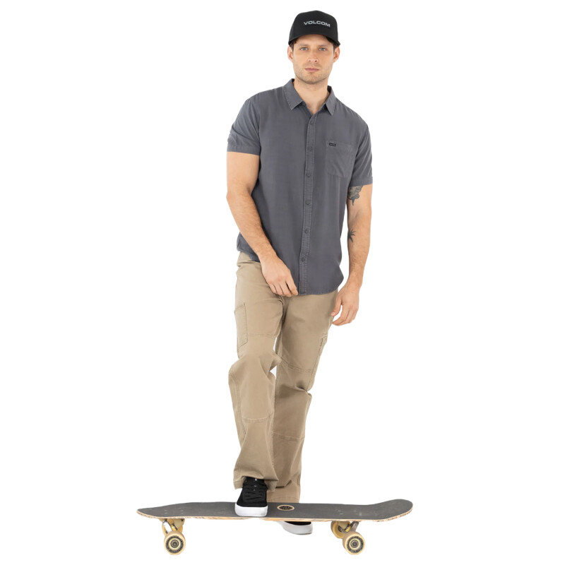 Camisa Volcom Abg Maverick - Gris Camisa Volcom Abg Maverick - Gris