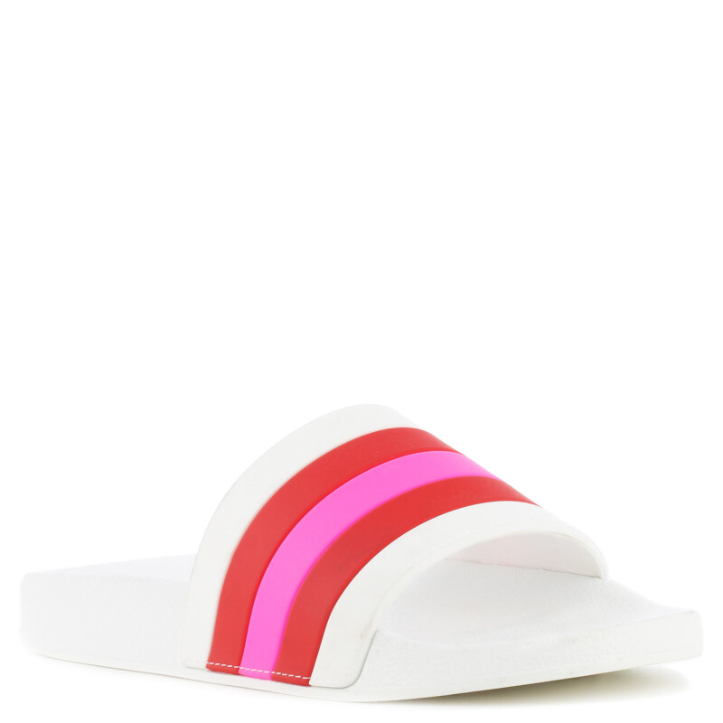 Sandalia de Mujer Miss Carol ZUNYI a rayas Blanco