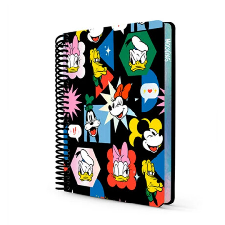 Cuaderno Mooving Premiun 1/2 Oficio Mickey y sus Amigos Diseño 1