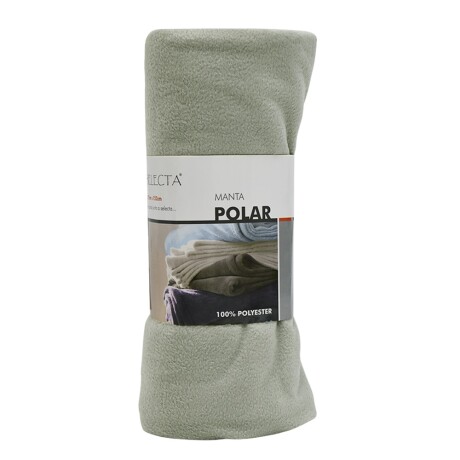 Manta Polar Frazada de 1 Plaza 127x152cm Varios Colores Gris