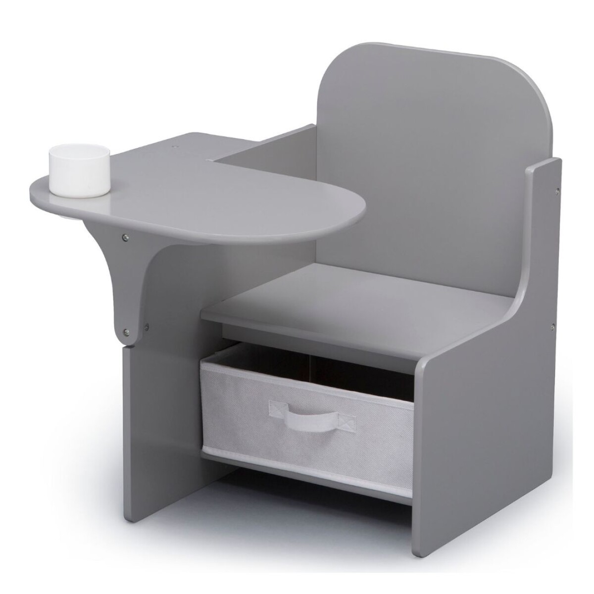 Escritorio Infantil con Almacenamiento Gris - GRIS 