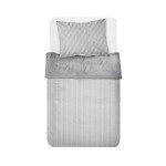 JUEGO DE SABANAS ALGODON 180H TWIN 90x190+30CM RAYAS GRIS CANNON JUEGO DE SABANAS ALGODON 180H TWIN 90x190+30CM RAYAS GRIS CANNON