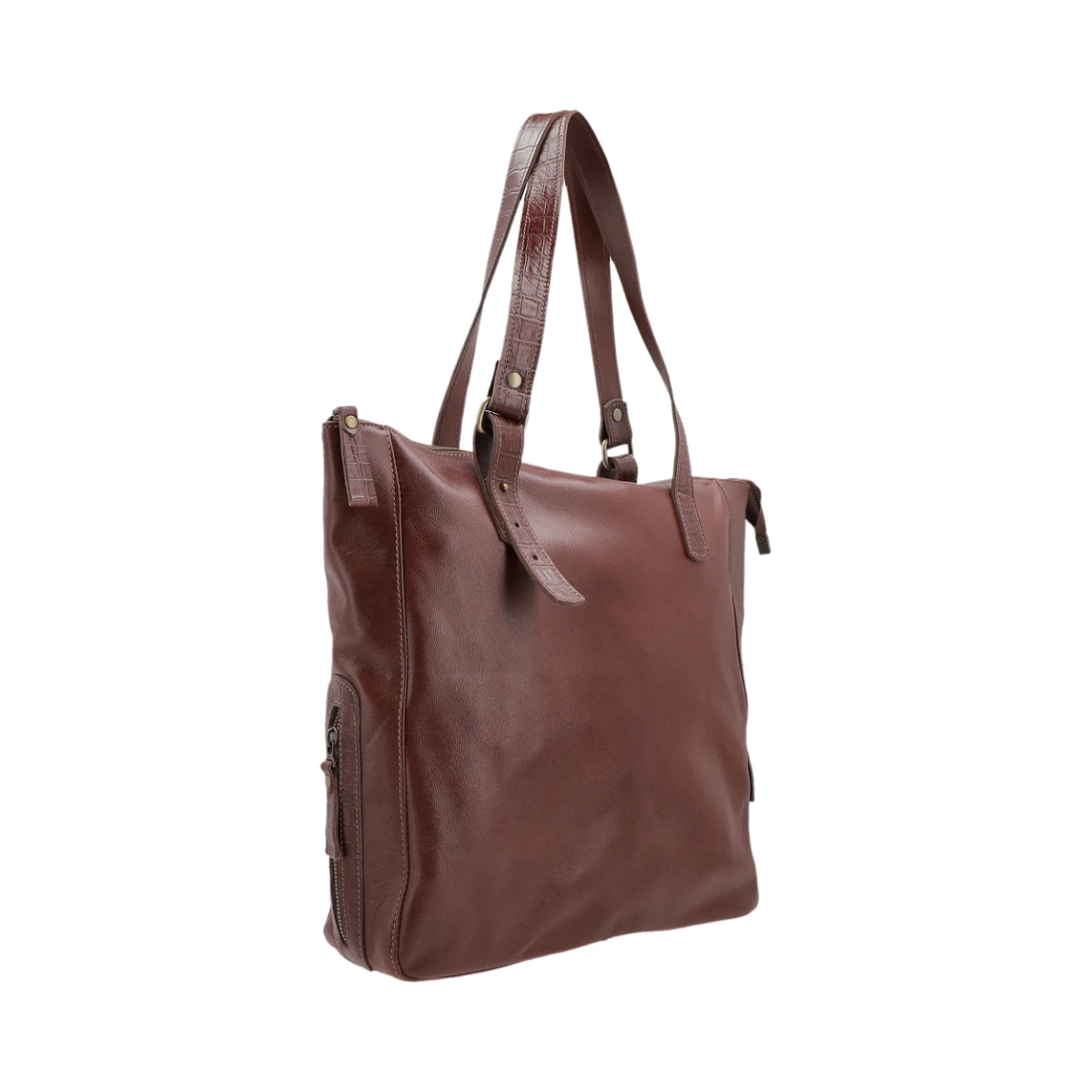 CARTERAS VENET - CUERO LYNN - MARRON 