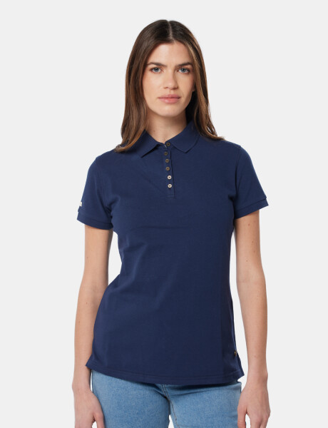 POLO PIQUE LISA Azul