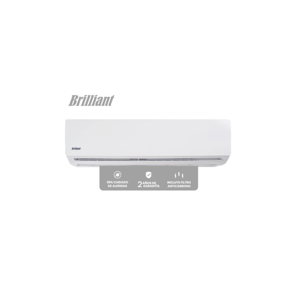 AIRE ACONDICIONADO BRILLIANT ON/OFF 9000 BTU 