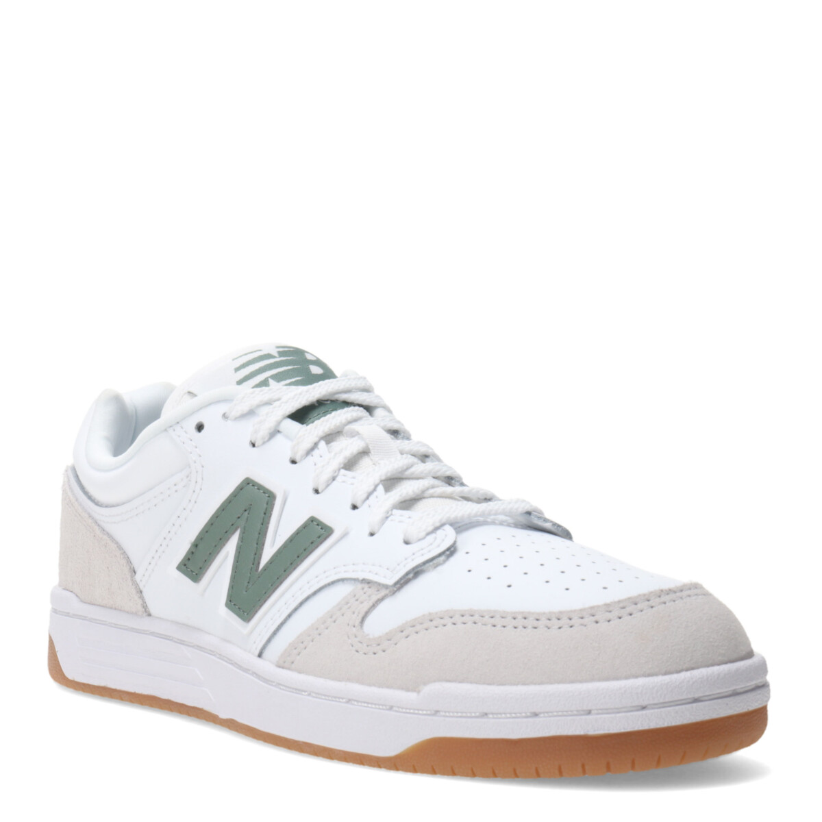 Championes de Hombre New Balance Court New Balance - Blanco - Gris - Verde 