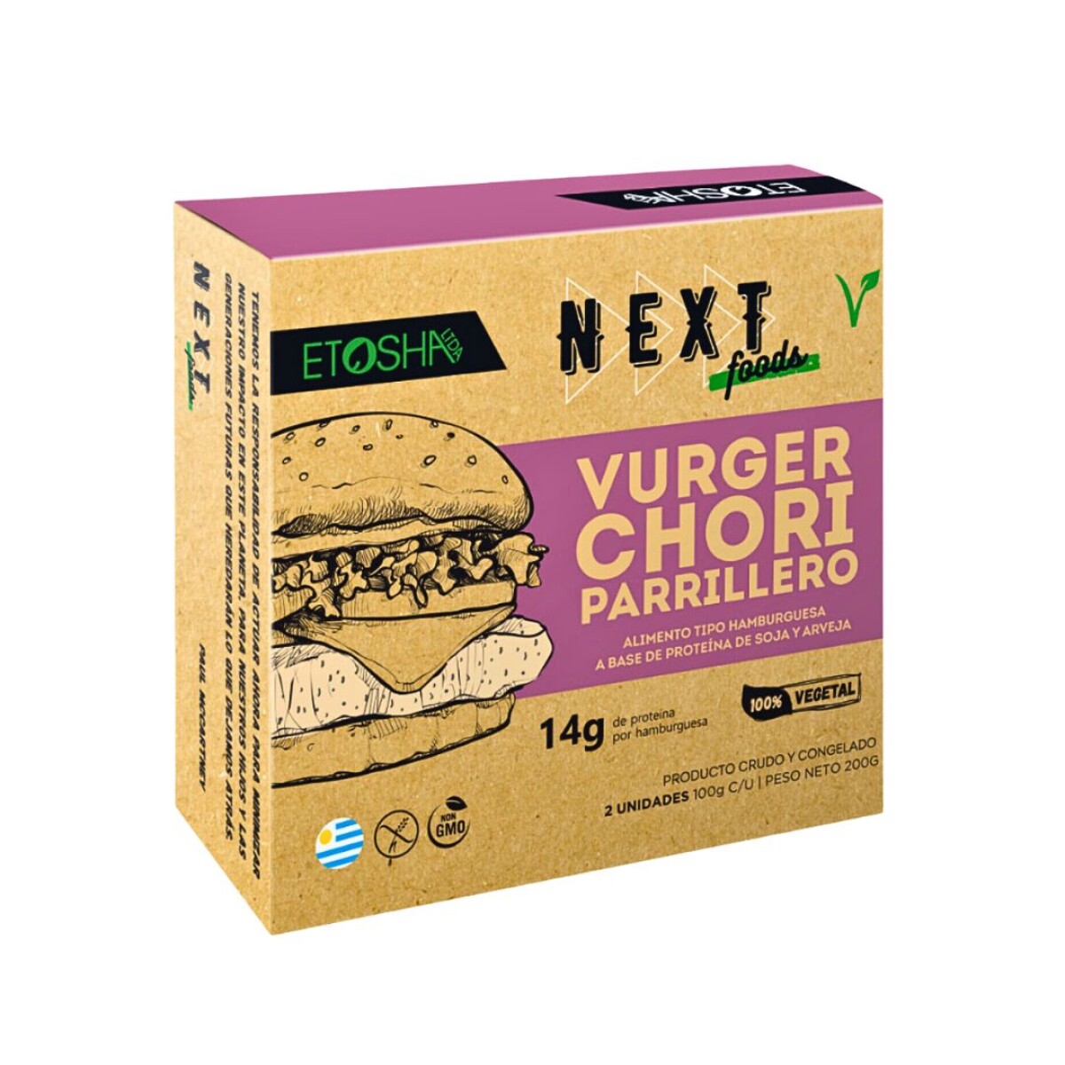 Vurger Chori Parrillero Next - 2 uds. - 200 gr 