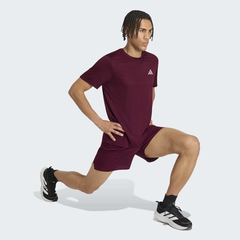 Remera Adidas Adi365 Running Essentials Marrón