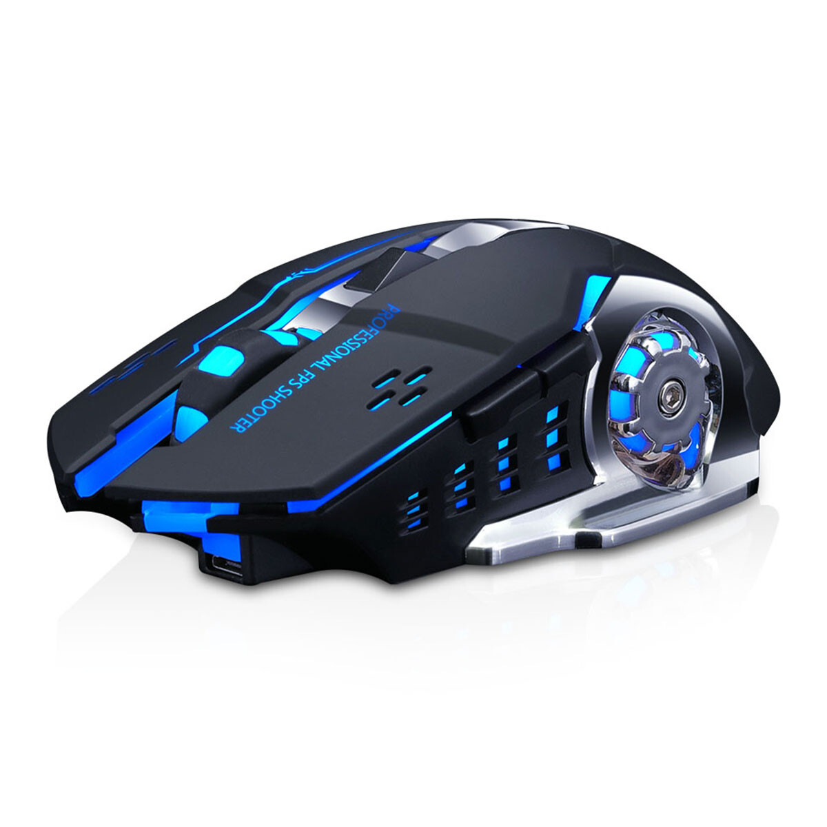 MOUSE GAMER INALAMBRICO TWOLF Q14 NEGRO 