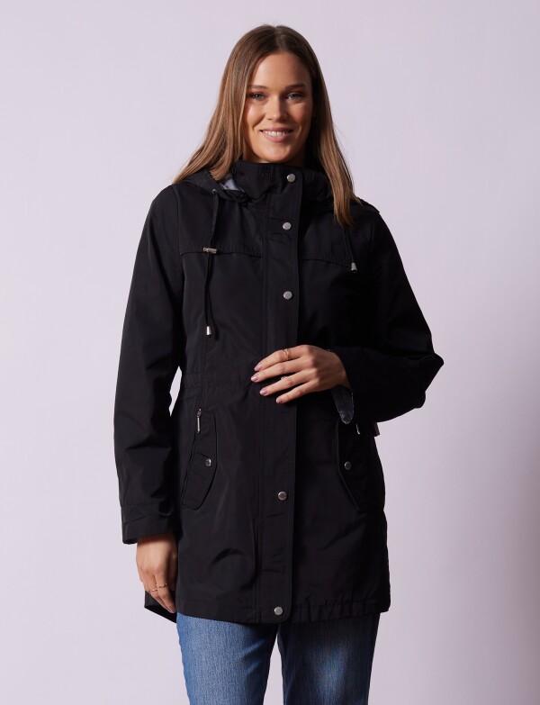 Campera Liviana Water Repellent NEGRO
