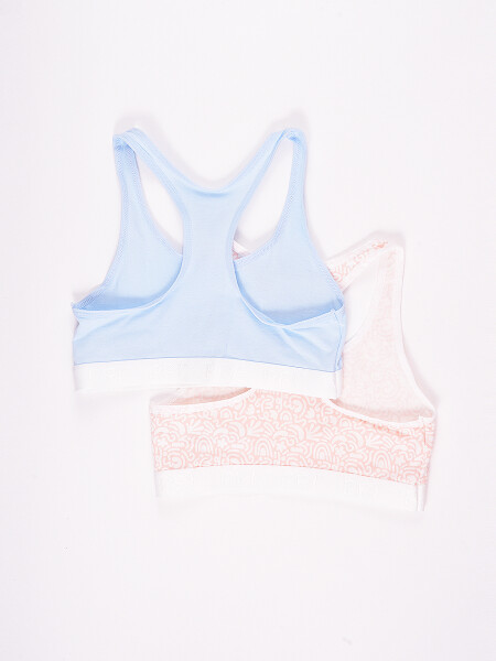 TOP TEEN PACK X 2 VERDE AQUA