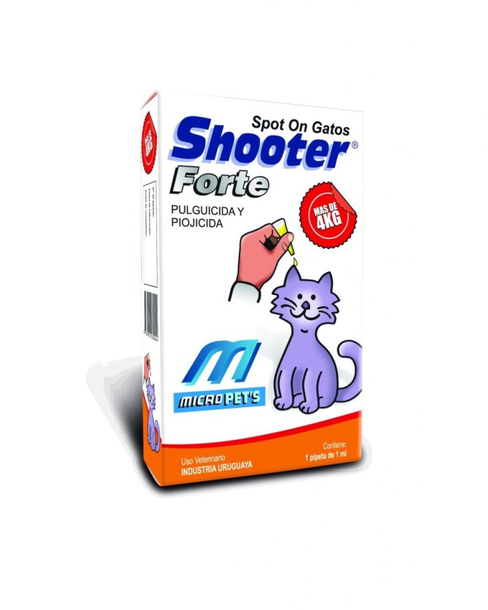 SHOOTER FORTE GATOS +4 KG - Shooter Forte Gatos +4 Kg 