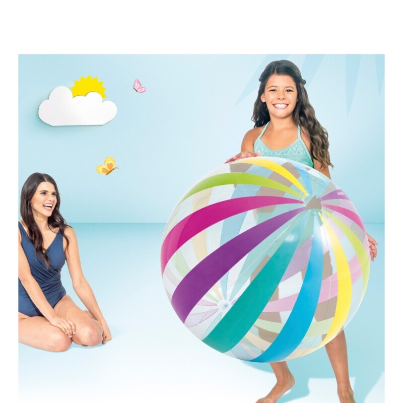INTEX PELOTA JUMBO INFLABLE GIGANTE DIAMETRO 107 CMS Intex Pelota Jumbo Inflable Gigante Diametro 107 Cms