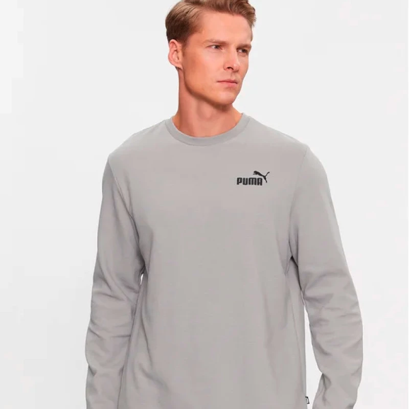 Abrigo Essentials Elevated Media larga de Hombre Gris