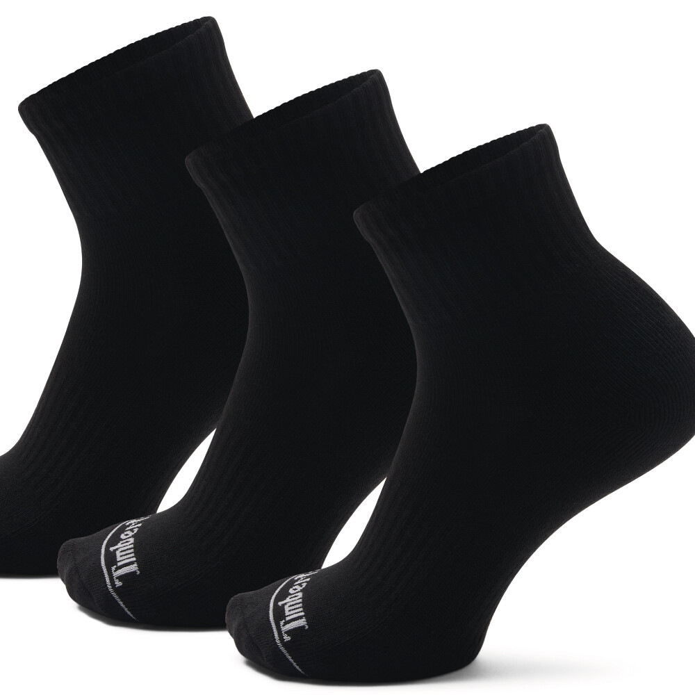 Medias Core HC Quarter 3 Pack Unisex Black