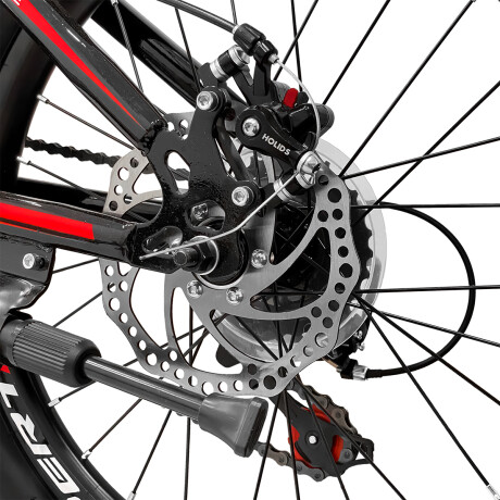 Bicicleta Montaña Rodado 20 Frenos Disco 21 Cambios Rojo