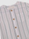 Camisa Bolsillo Rayas Crudo