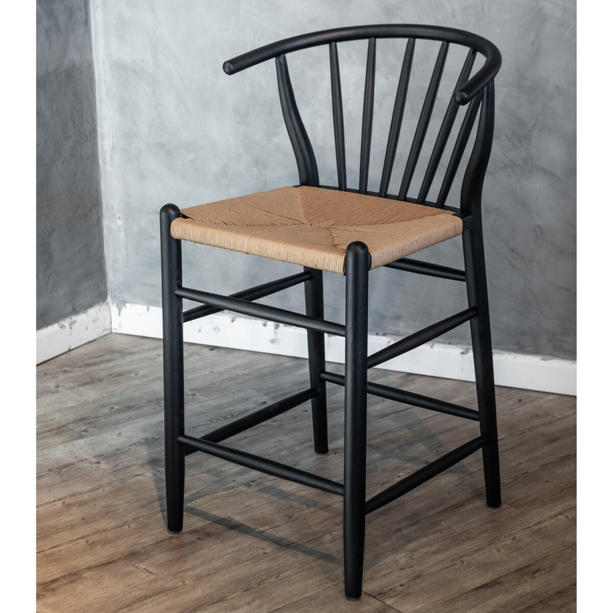 Banqueta wish negra, H 65cm 