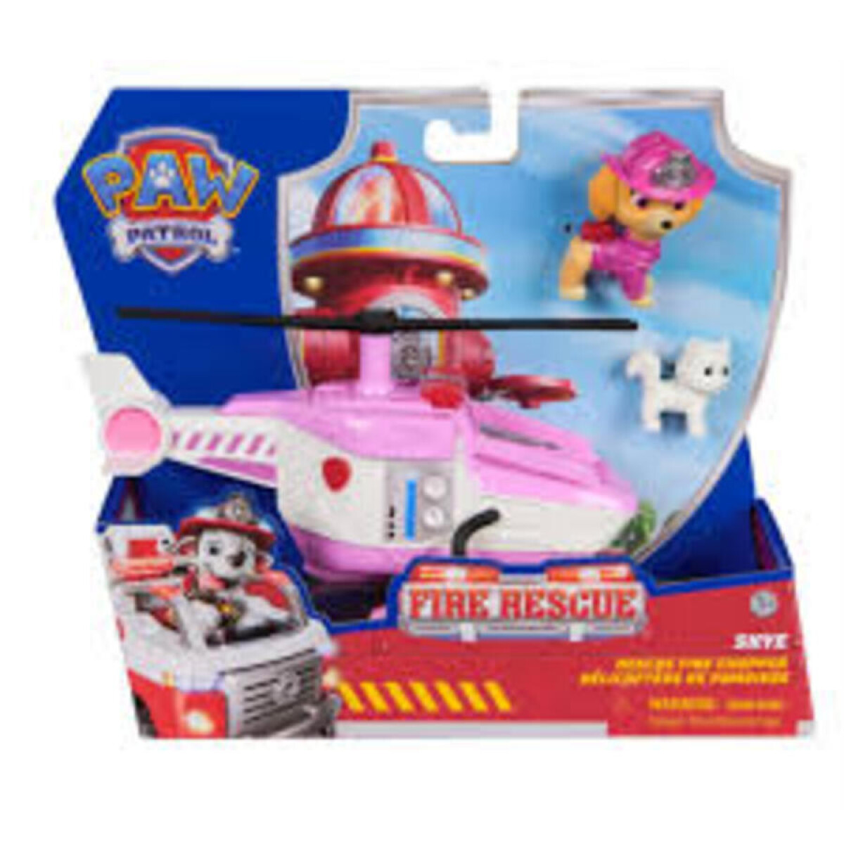 Vehículo Paw Patrol 97236-61 Fire Rescue Con Figura Skye Ub 