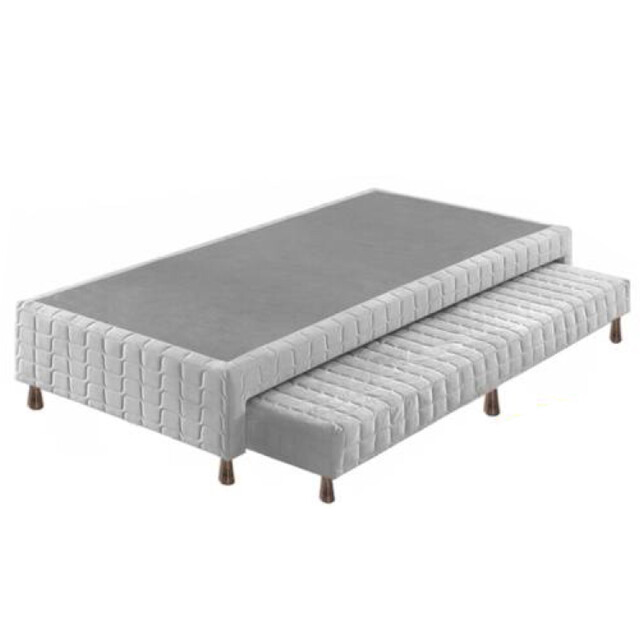 BOX BASE CAMA AUXILIAR MARINERA DE 1 PLAZA GRIS