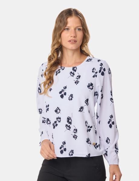 BLUSA ESTAMPADA CLÁSICA Tulipan