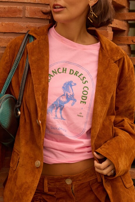 Ranch T shirt Rosa