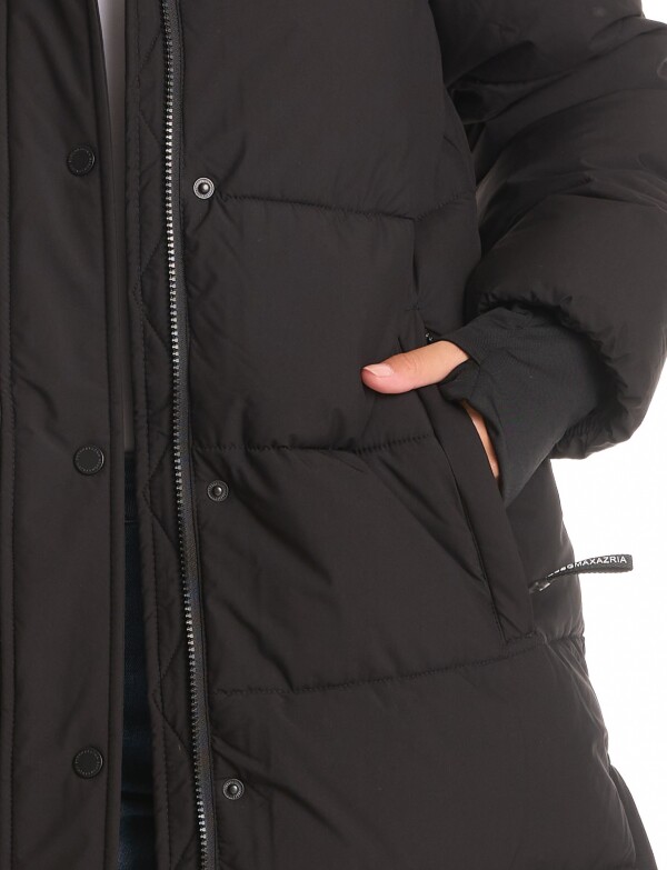 Campera Abrigo NEGRO