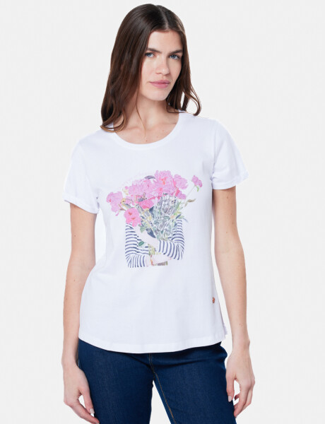 REMERA ESTAMPADA Blanco