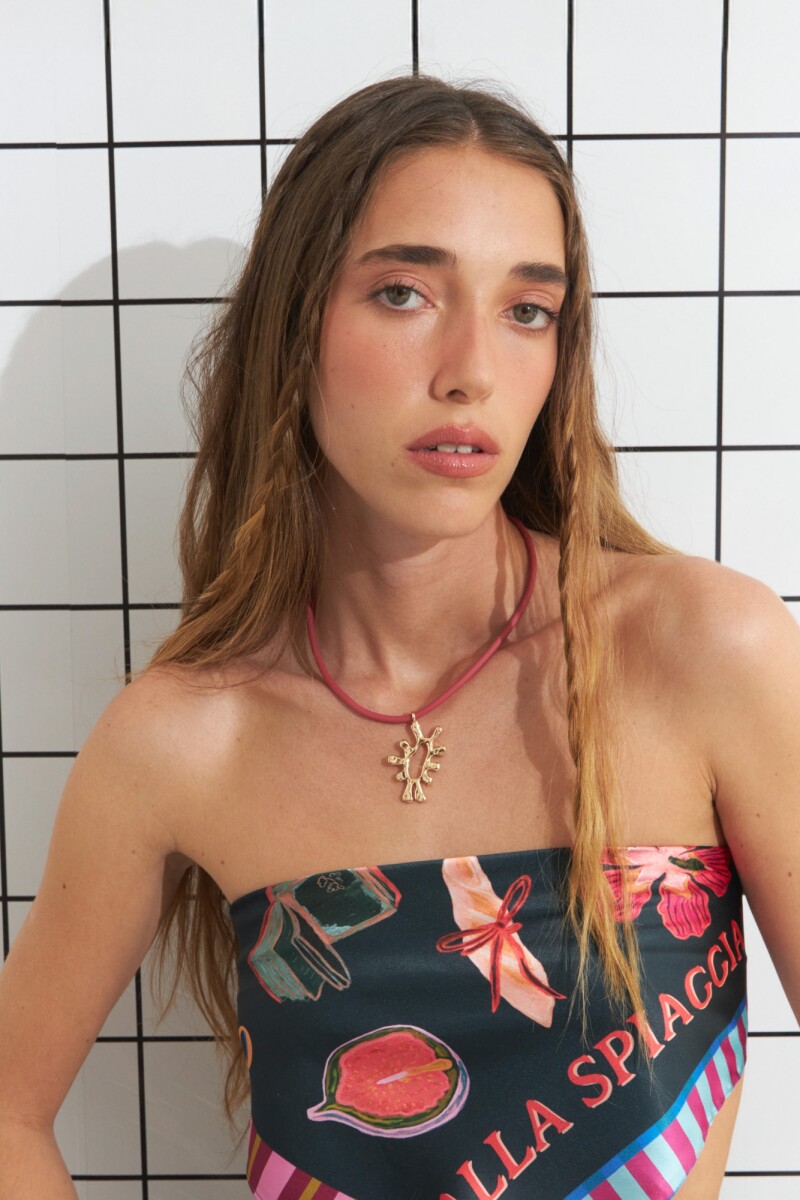 Collar cord dije sol - dorado 