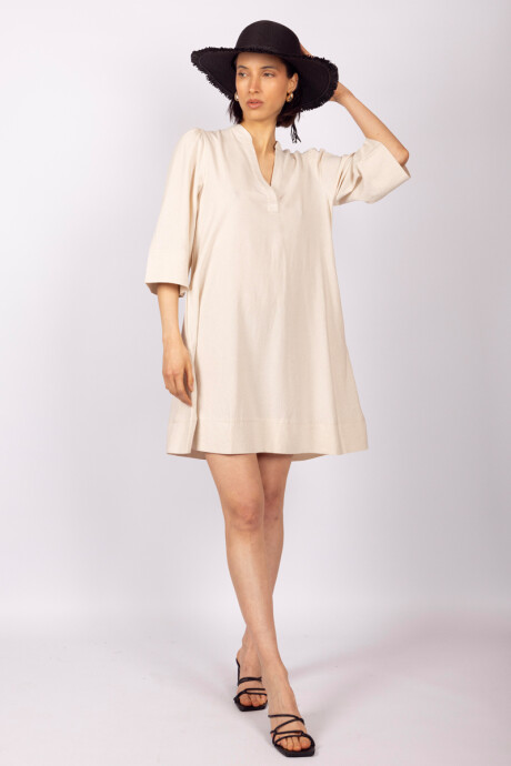 Vestido Verushka Crema
