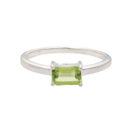 Anillo Karvik solitario de plata 925 0
