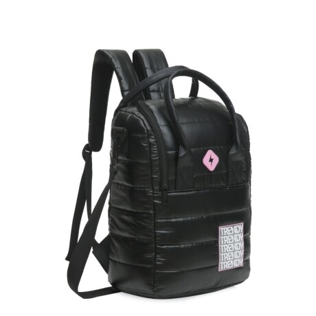 Mochila Trendy con correa desmontable Negro