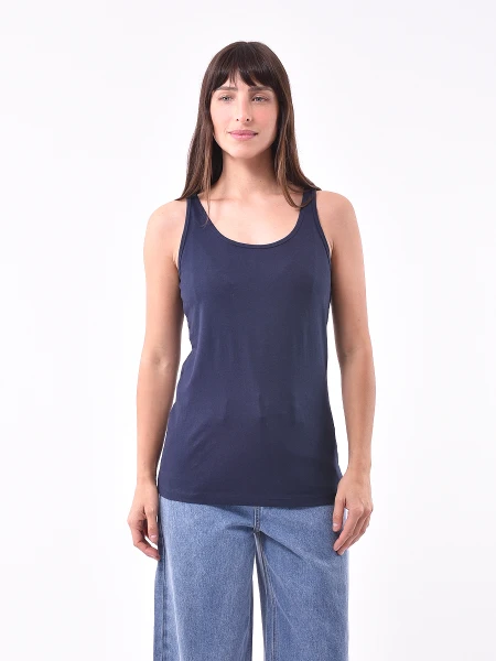 MUSCULOSA INTERIOR AZUL