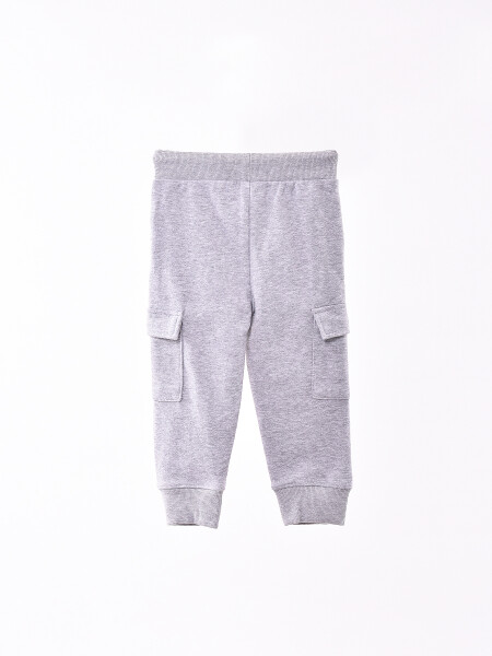PANTALON POL GRIS MELANGE M