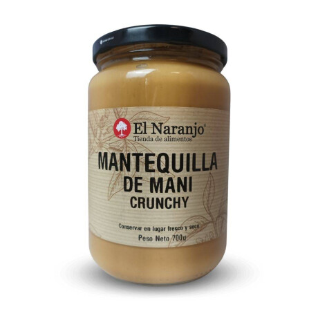 Mantequilla de Mani El Naranjo 700 Grs Crunchy