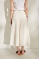 FALDA POMELA DENIM Crudo