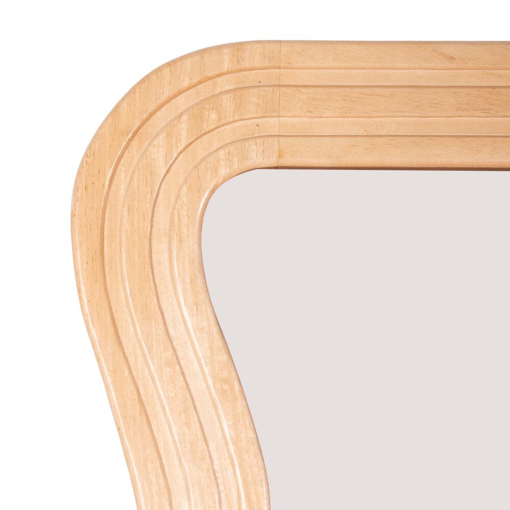 ESPEJO DISCO 74X170CM MADERA-DE-MANGO NATURAL-BEIGE CRUDO