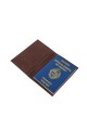 Porta pasaporte Marron