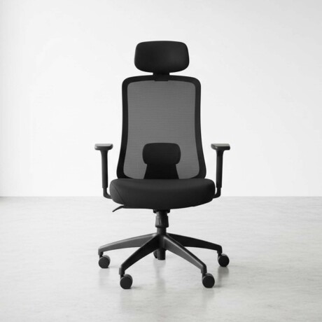 SILLA DE OFICINA GERENCIAL POLIPROPILENO-Y-FIBRA-DE-VIDRIO NEGRO LANDO