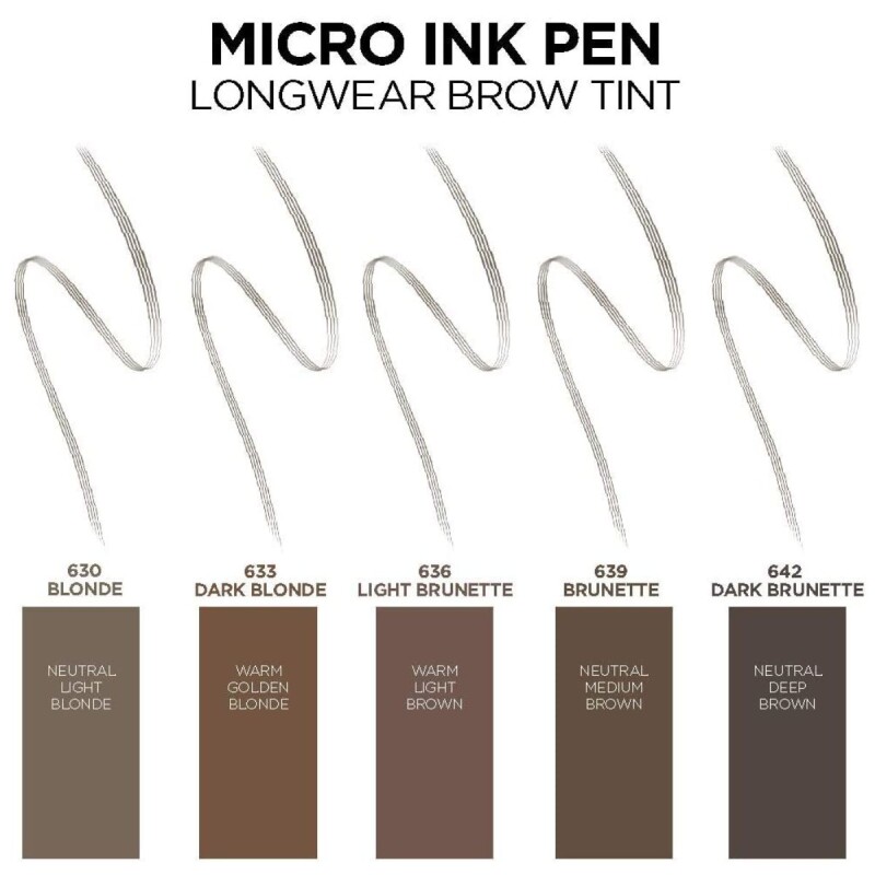Delineador de Cejas Maybelline Micro Ink Pen Brunette 639 Delineador de Cejas Maybelline Micro Ink Pen Brunette 639