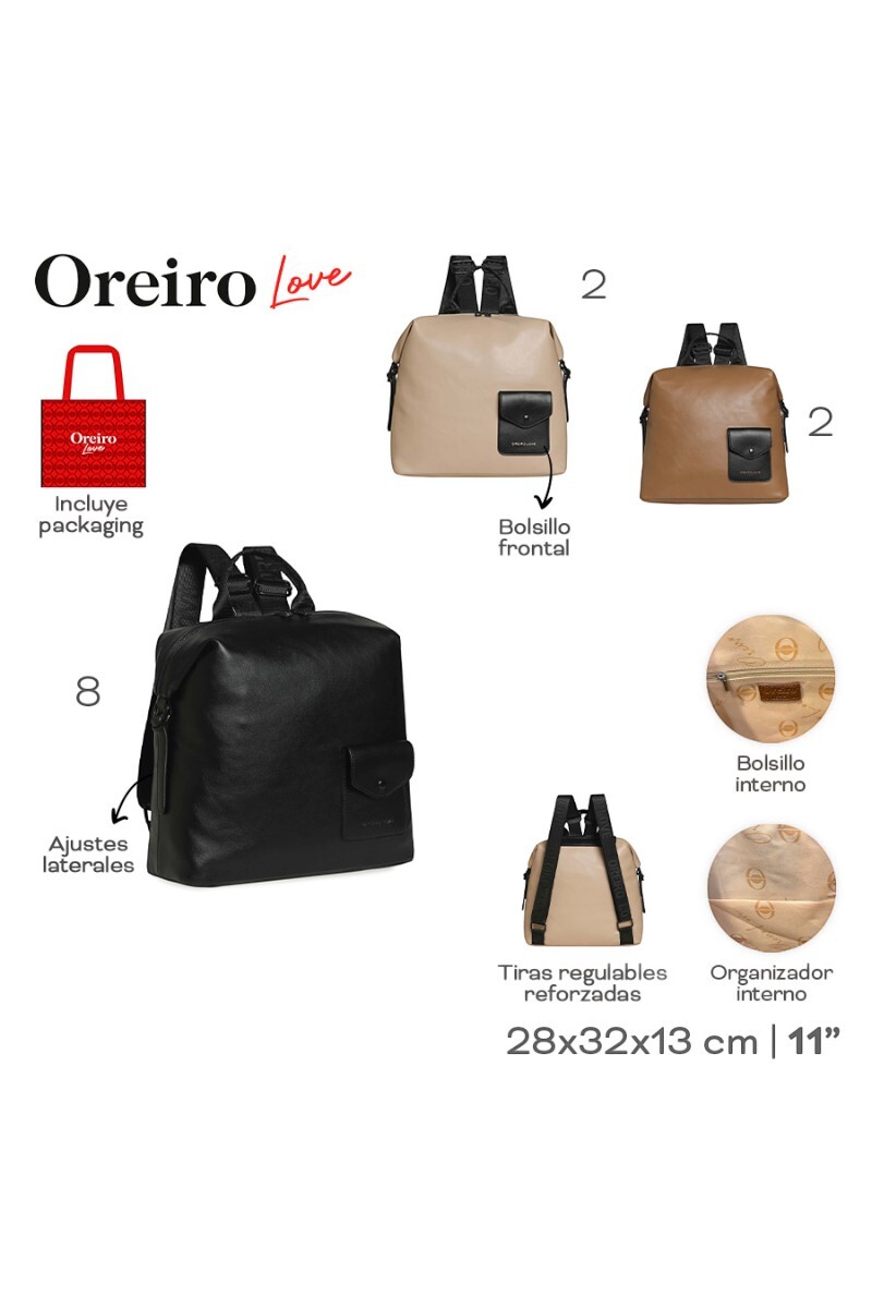 Mochila Oreiro Marrón